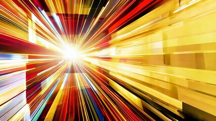 Wall Mural - vibrant abstract light rays create colorful dynamic explosion of energy and motion.