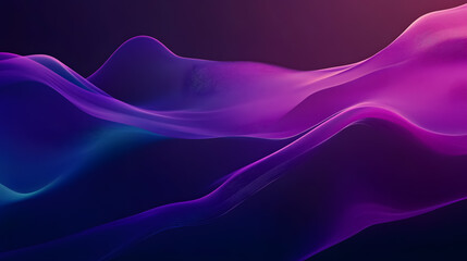 Wall Mural - An abstract gradient background with ultraviolet glow on a dark canvas, serving as an empty wallpaper template.