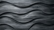 © Miss - wavey grey texture background, sleek, flowing wooden background in a cool, ash gray. Smooth, undulating lines create a modern and sophisticated look