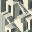 © SOOKSUN - Abstract Architectural Staircase Labyrinth
