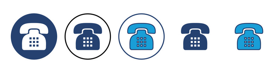 Wall Mural - Telephone icon vector. phone icon vector.