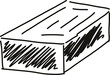 © MarvGraphics - hand drawn box vector silhouette. line art sketch