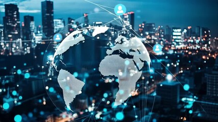 Wall Mural - global connections