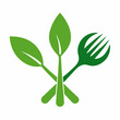 © MDYASIN - Leaf Handle Fork and Spoon Vector Design