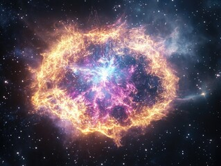 Wall Mural - Planetary object in sky