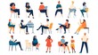 © HISTOCK - Diverse group of people working and relaxing in chairs