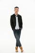 © 亮亮 徐 - Image of yuppie youth on white background