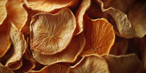 Wall Mural - Dried Oranges Close Up