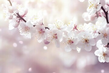 Sticker - Flowers on Tree Branch