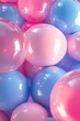 © Alexandr - Pink and Blue Balloons in Flight
