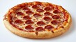 © AlfaSmart - A mouth-watering Pepperoni Pizza, perfect for any occasion.  Enjoy this classic Italian dish, a culinary masterpiece of flavors and textures.  A delectable treat for all pizza lovers.