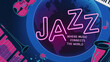 © Simon - Jazz festival poster with vibrant global vibes