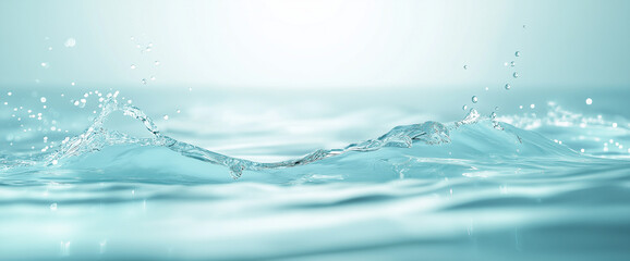 Wall Mural - Light green and blue gradient background, blurred, simple, minimalist, light colors.