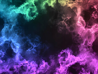 Wall Mural - Abstract Background Image: Colorful Nebula