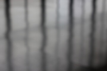 Wall Mural - a dreamy view of reflections on the shiny floor.