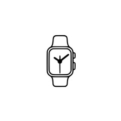 Wall Mural - Modern wristwatch design, minimalist style. Sleek lines and simple face create a stylish and functional timepiece. Perfect for a clean and contemporary aesthetic.