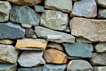 Wall Mural - Stacked of Stones Outdoors background 