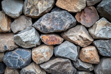 Wall Mural - Stacked of Stones Outdoors background