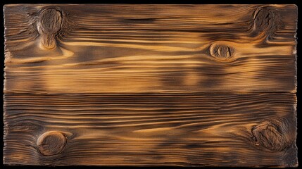 Wall Mural - Weathered and scratched rustic wooden board.High angle view of a flat textured wooden board backgrounds. It has a beautiful nature and abstractive pattern. A close-up studio shooting shows details