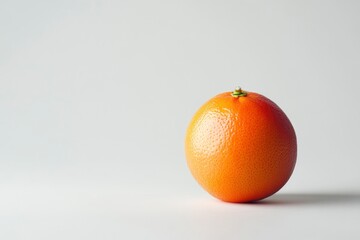 Wall Mural - fresh orange fruit isolated on white background, real image, DSLR camera result with best light quality