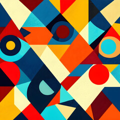 Poster - geometric background