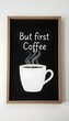 © Innovation Studio - cup of coffee on blackboard