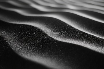 Sand waves create stunning textures under soft light showcasing nature's artistry in a serene landscape