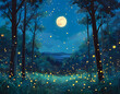 © 玉琨 贺 - Fireflies in the Forest