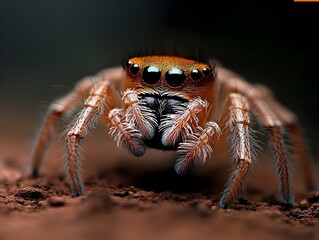 Close up view of a spider s spinnerets the intricate structures responsible for releasing chemical alarm signals to deter approaching threats