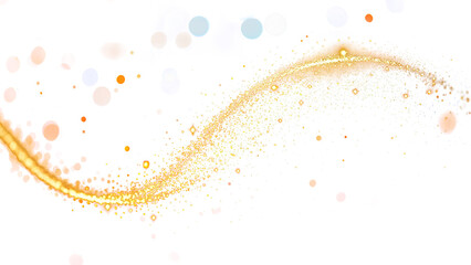 Wall Mural - golden glitter curve gold river of dreams cosmic journey through glittering space png clipart transp