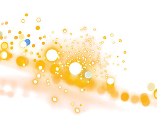 Wall Mural - Gold light bokeh with golden  dust glitter sparkling light bokeh with glittering dust visual symphony