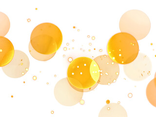 Wall Mural - Gold light bokeh with golden  dust glitter stardust dreams light bokeh with glittering dust