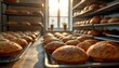 © Mityarko - Sunlit Rustic Bakery with Baked Goods