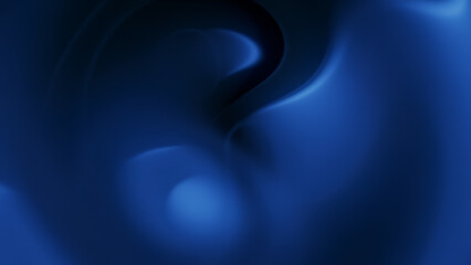 Wall Mural - deep blue abstract curves: deep blue, curved shapes create a textured abstract background with subtl