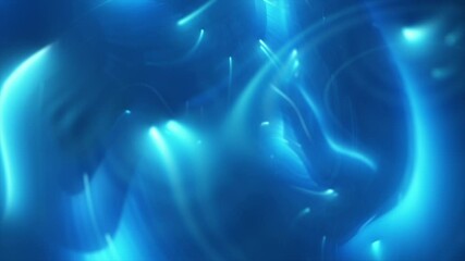 Wall Mural - swirling blue light effect. use as a dynamic background element or visual effect in motion graphics 