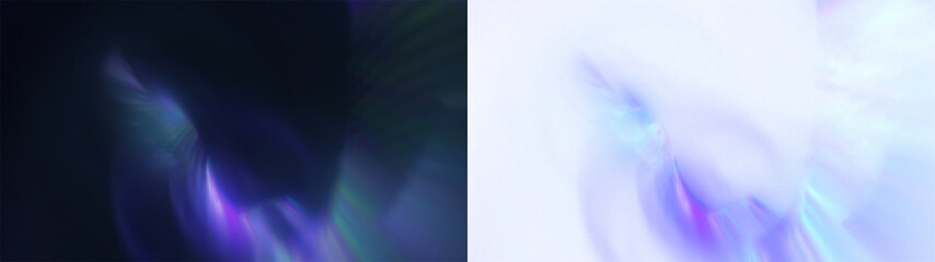 Wall Mural - green light prism overlay: abstract background with green light and a subtle prism effect. use as a 