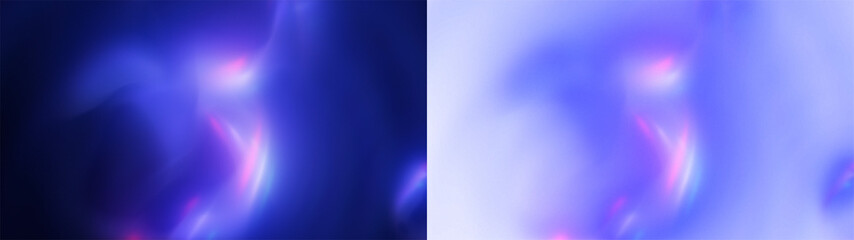 Wall Mural - indigo swirl prism overlay: abstract background with a swirling indigo light and a subtle prism effe