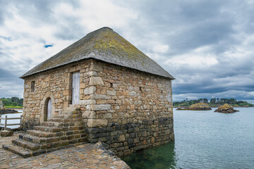 Birlot Tidal Mill, Bréhat Island, Brittany, France