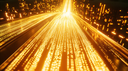 Concept of future digital transformation and Information transfer
