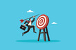 © Alya Hasna Fatimah - Leap of Determination, A Businessman's Bold Jump to Achieve the Target of Excellence