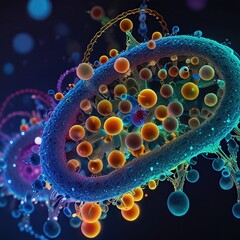 Poster - 3d rendered illustration of a virus