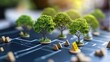 © Gambar Upi - An image depicting the concept of ESG (Environmental, Social, and Governance) Risk Management representing sustainability, corporate responsibility, and ethical business practices.