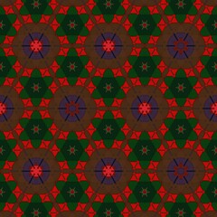 seamless pattern with flowers