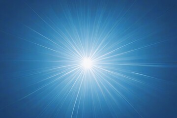 Wall Mural - arafed image of a bright blue starburst with a blue sky background