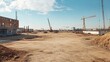 © WS Studio 1985 - Industrial Building Construction Site with Wide Open Space