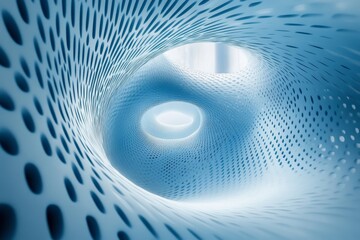 Light Blue Concept Abstract Background, Generative AI