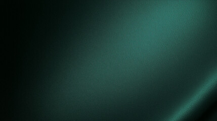 Poster - Luxurious, deep teal satin fabric texture with soft folds and rich green undertones, creating an elegant, abstract backdrop. Perfect for high-end design projects and as a sophisticated background for 
