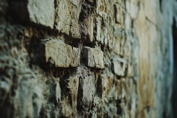 Poster - Brick wall with clock