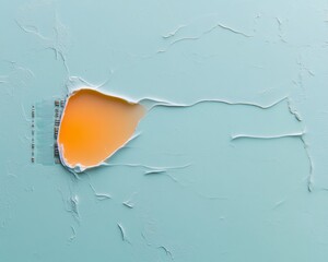 Poster - Close-Up of Microchip and Circuit Board with Abstract Texture