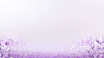 Leinwandbilder - Soft purple glitter background with copy space.